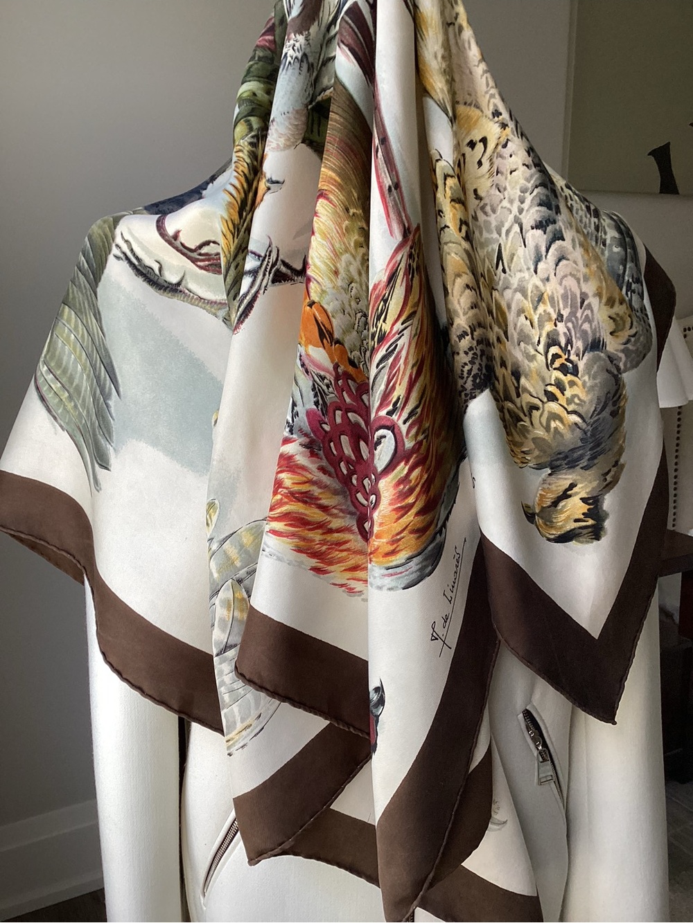 Hermes silk Belle Chasse.